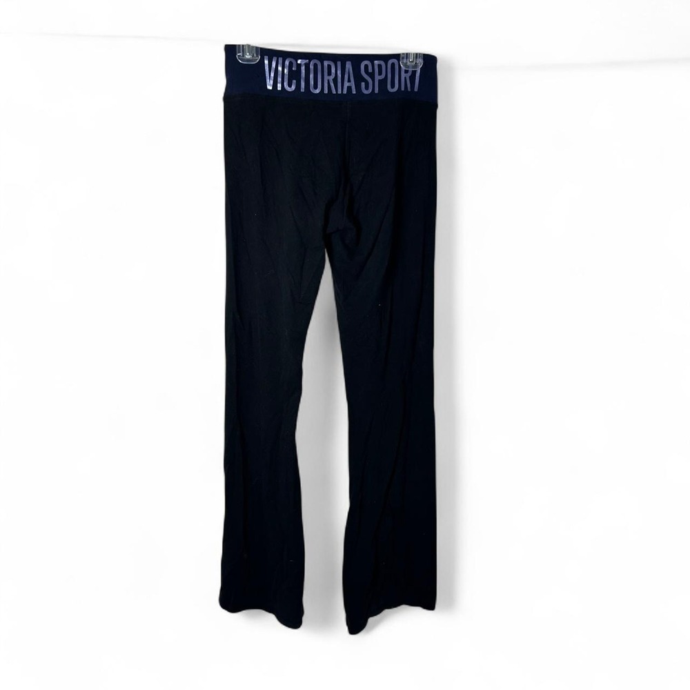 Victoria's Secret black sport flare leggings Size M #activewear #leggings
